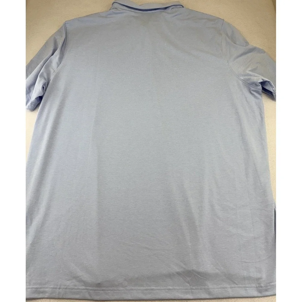 ADIDAS Men's Go-To‎ Polo Shirt, NWT, 2XL XXL, HS1109, Color: Blue Dawn Melange